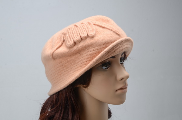Beautiful Ladies Wollen Warm Winter Flower Caps 007