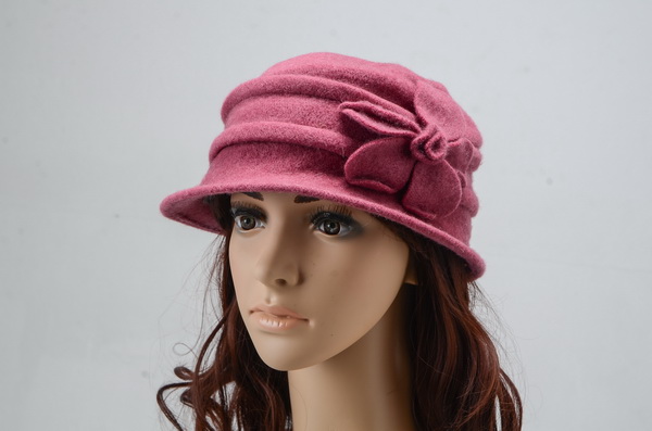 Beautiful Ladies Wollen Warm Winter Flower Caps 031